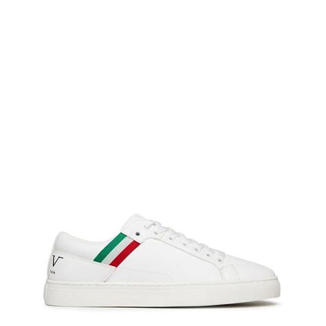 white versace trainers|19v69 italia by versace trainers.